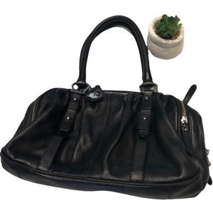 {Cole Haan} Multi-Zip Handbag (Black)